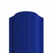 Штакетник металлический ELLIPSE, 0,4 мм, цвет RAL 5002, односторонний окрас, верх фигурный